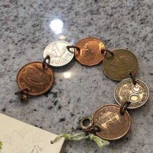 Kelly Annie coin bracelet